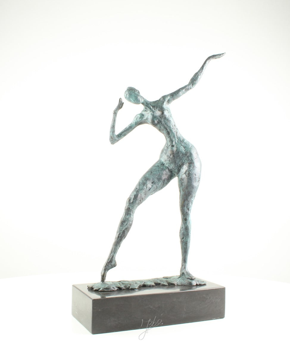 Naked Woman - Bronze sculpture - 52 cm