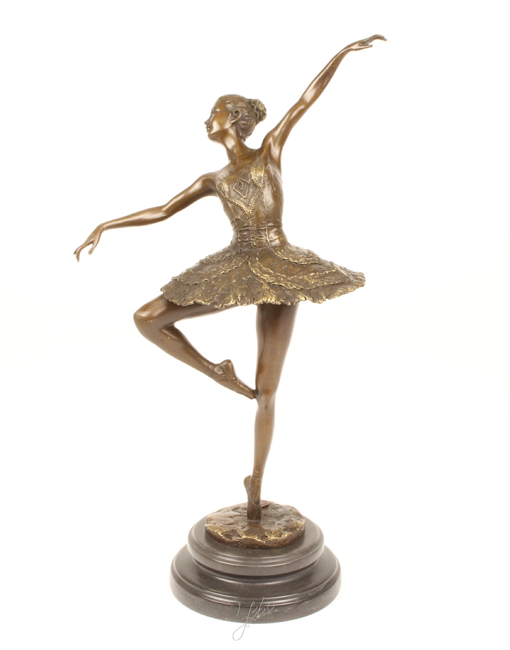 Ballerina - Bronze sculpture - 46 cm