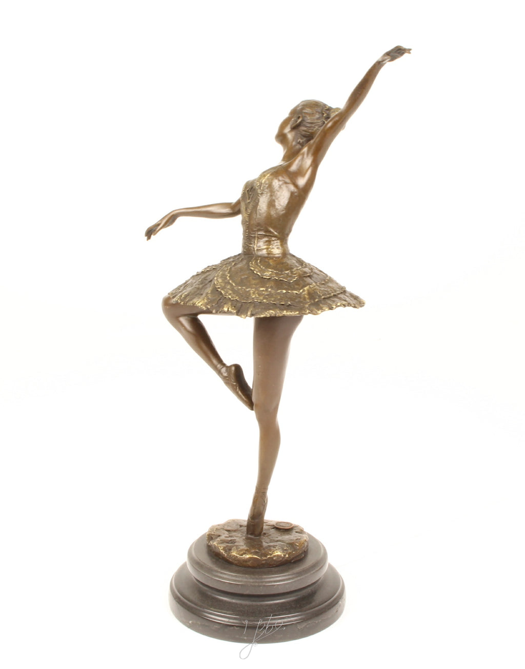 Ballerina – Bronzeskulptur – 46 cm