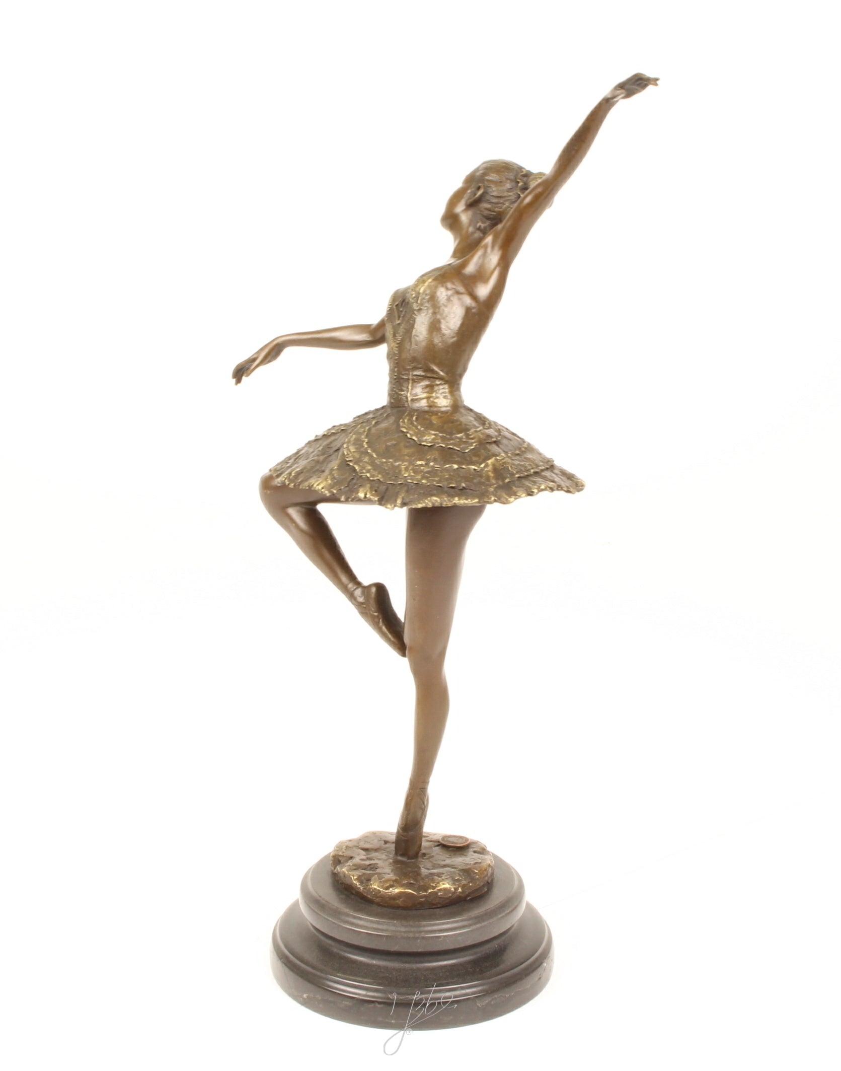 Ballerina - Bronze sculpture - 46 cm