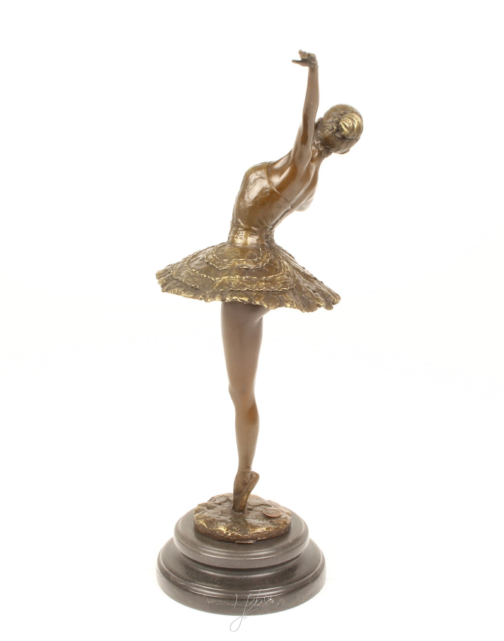 Ballerina – Bronzeskulptur – 46 cm