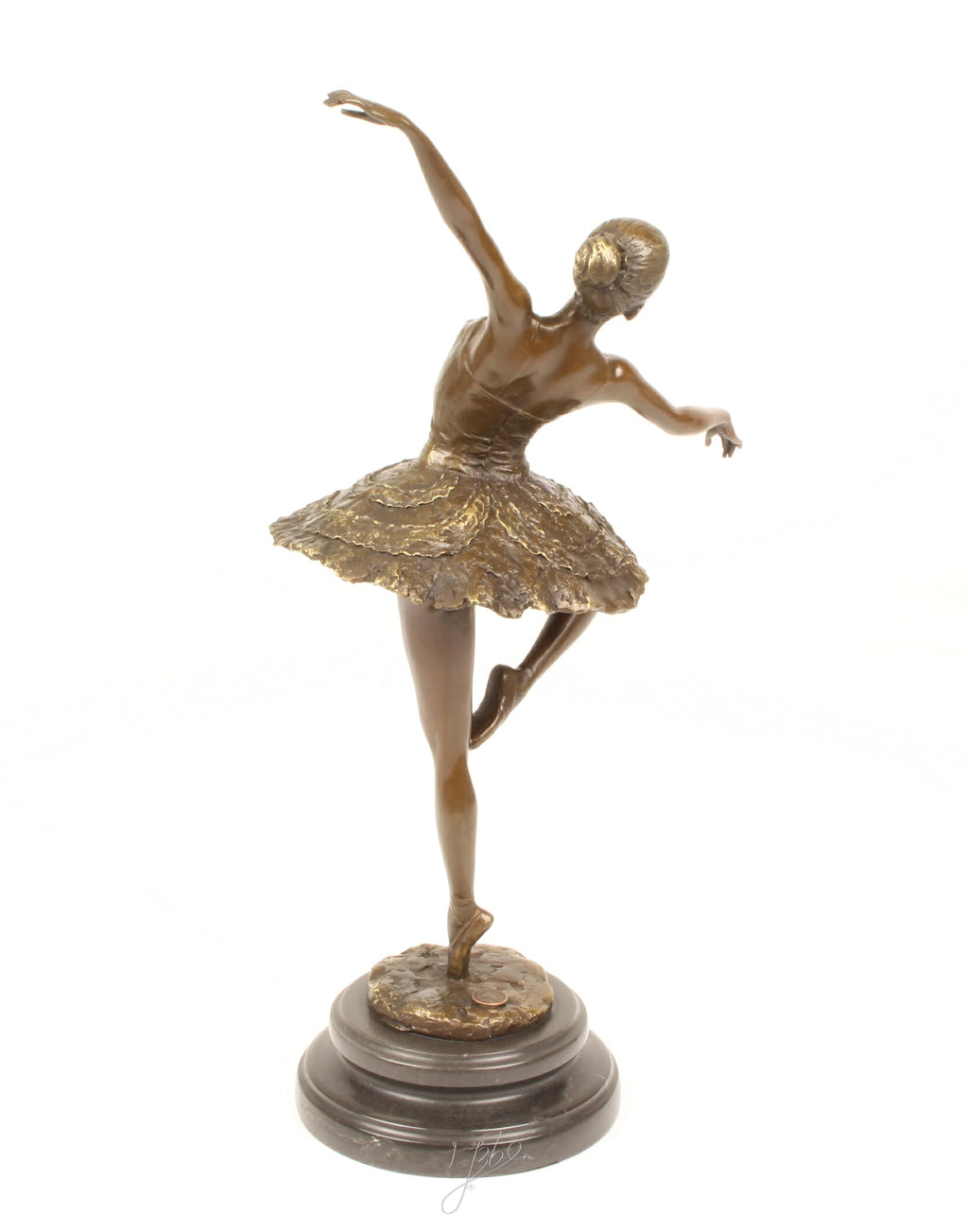 Ballerina – Bronzeskulptur – 46 cm