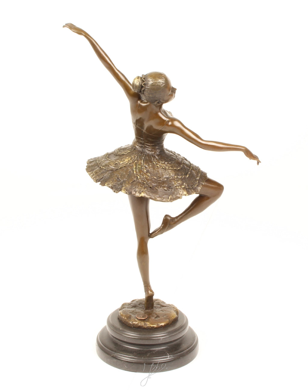Ballerina – Bronzeskulptur – 46 cm