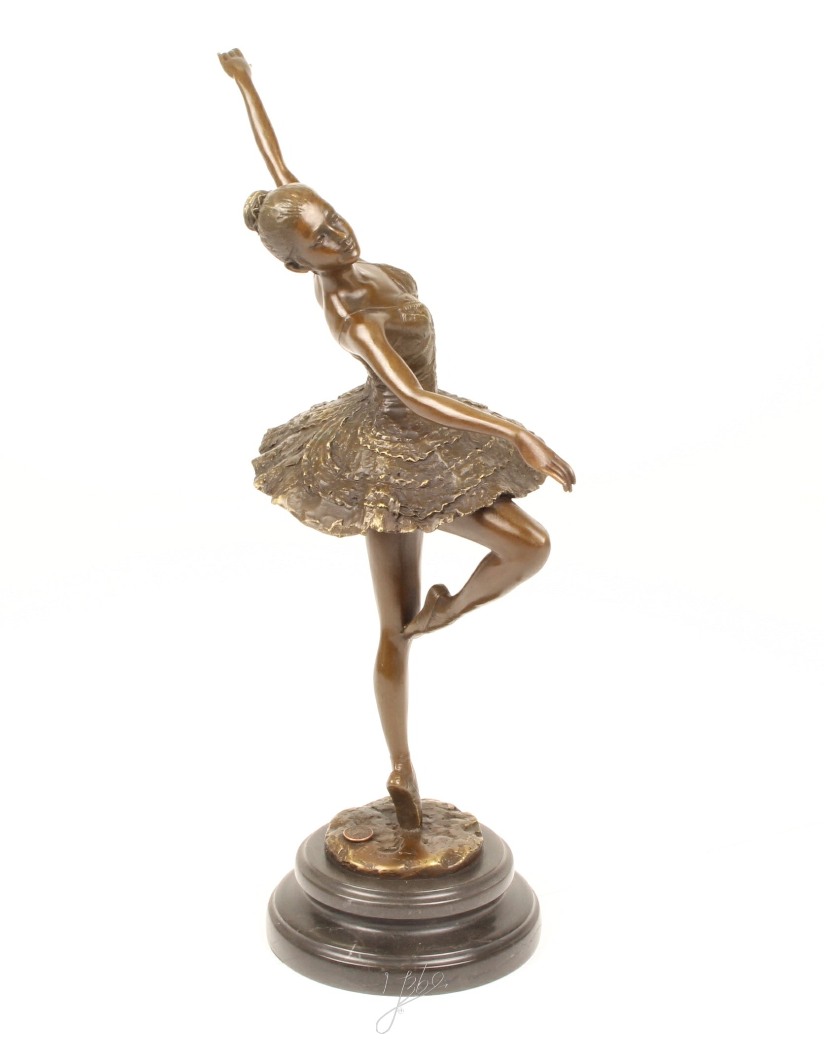 Ballerina – Bronzeskulptur – 46 cm