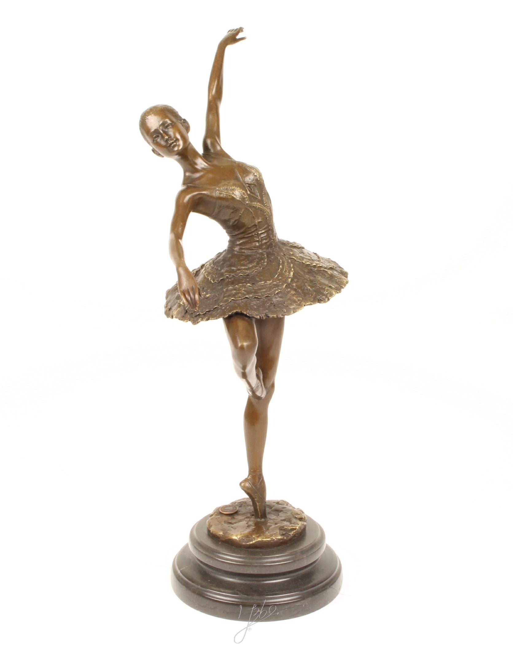 Ballerina – Bronzeskulptur – 46 cm