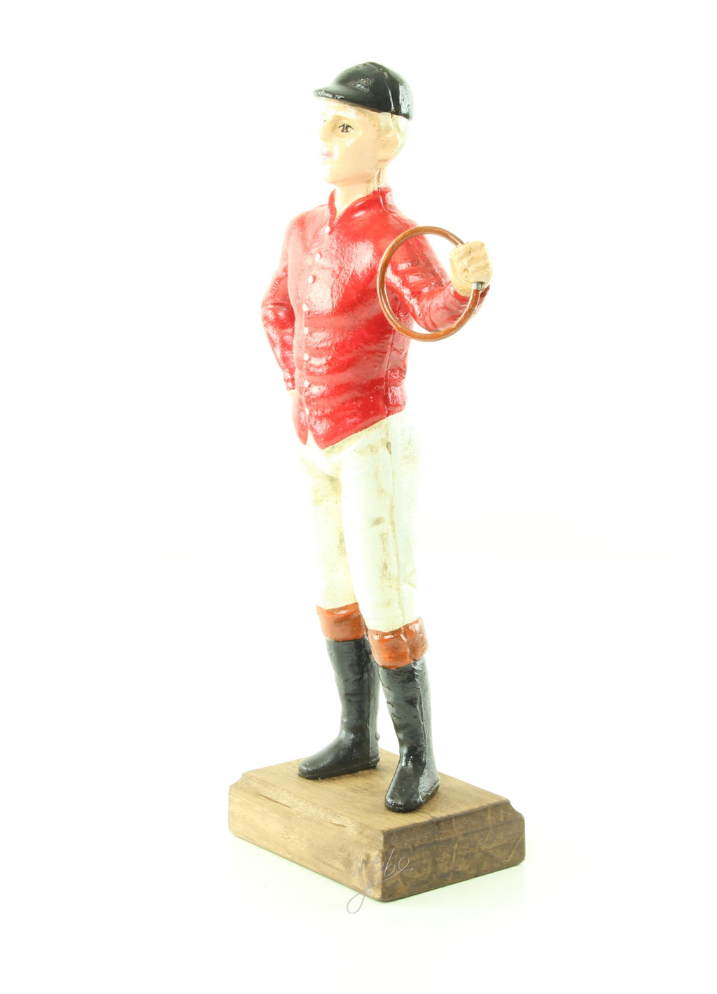 Cavalier – Gietijzer aanbindpaal – rood – 33,9 cm