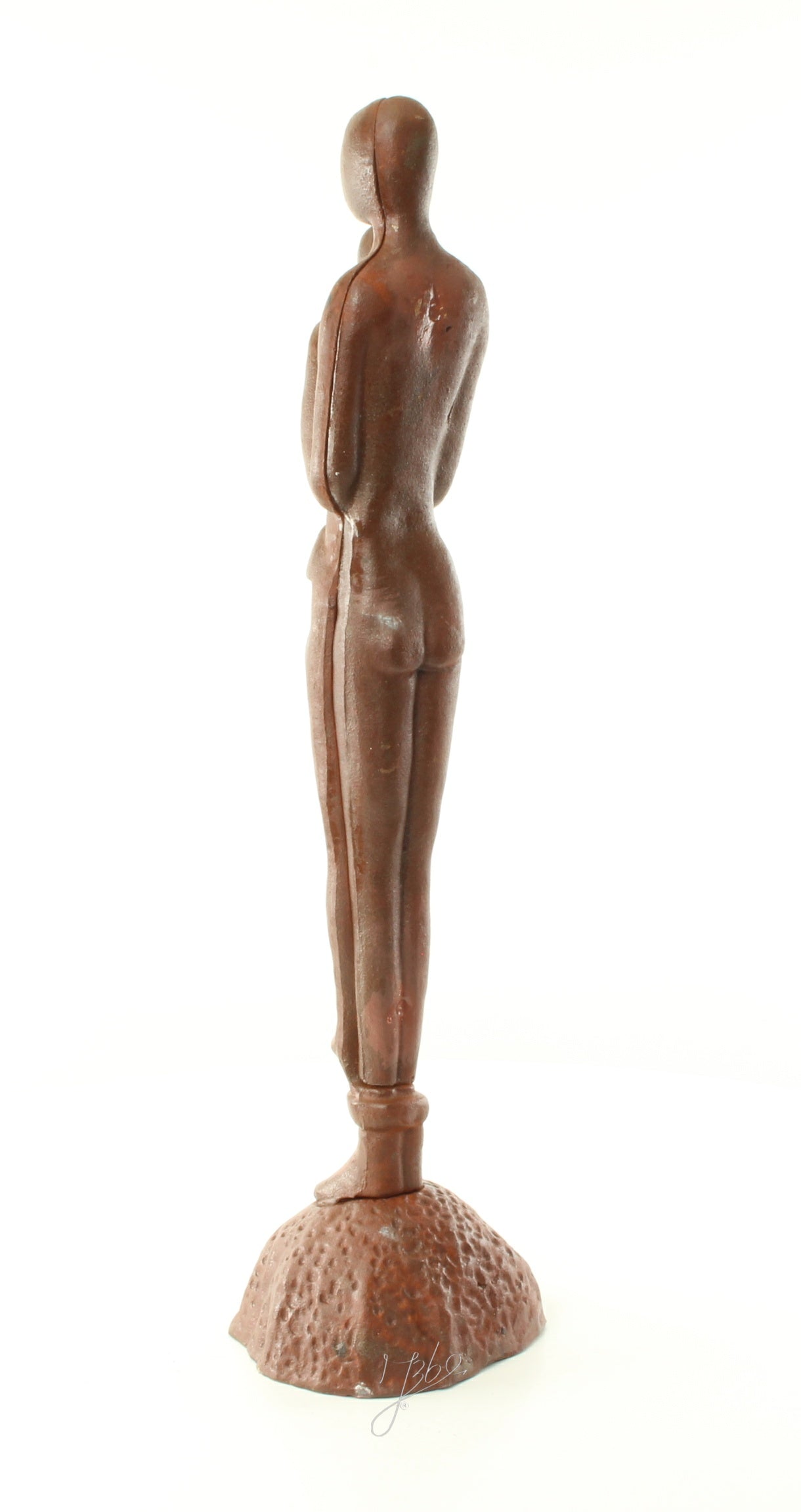 Omhelzend koppel – Gietijzer beeld – 65,7 cm