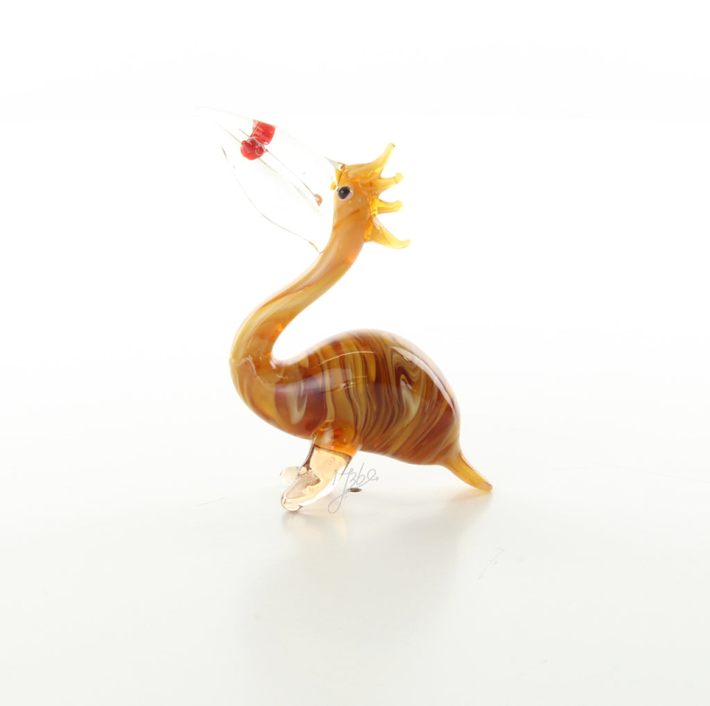 Pelikaan – Murano-stijl glazen figuur – 7,7 cm