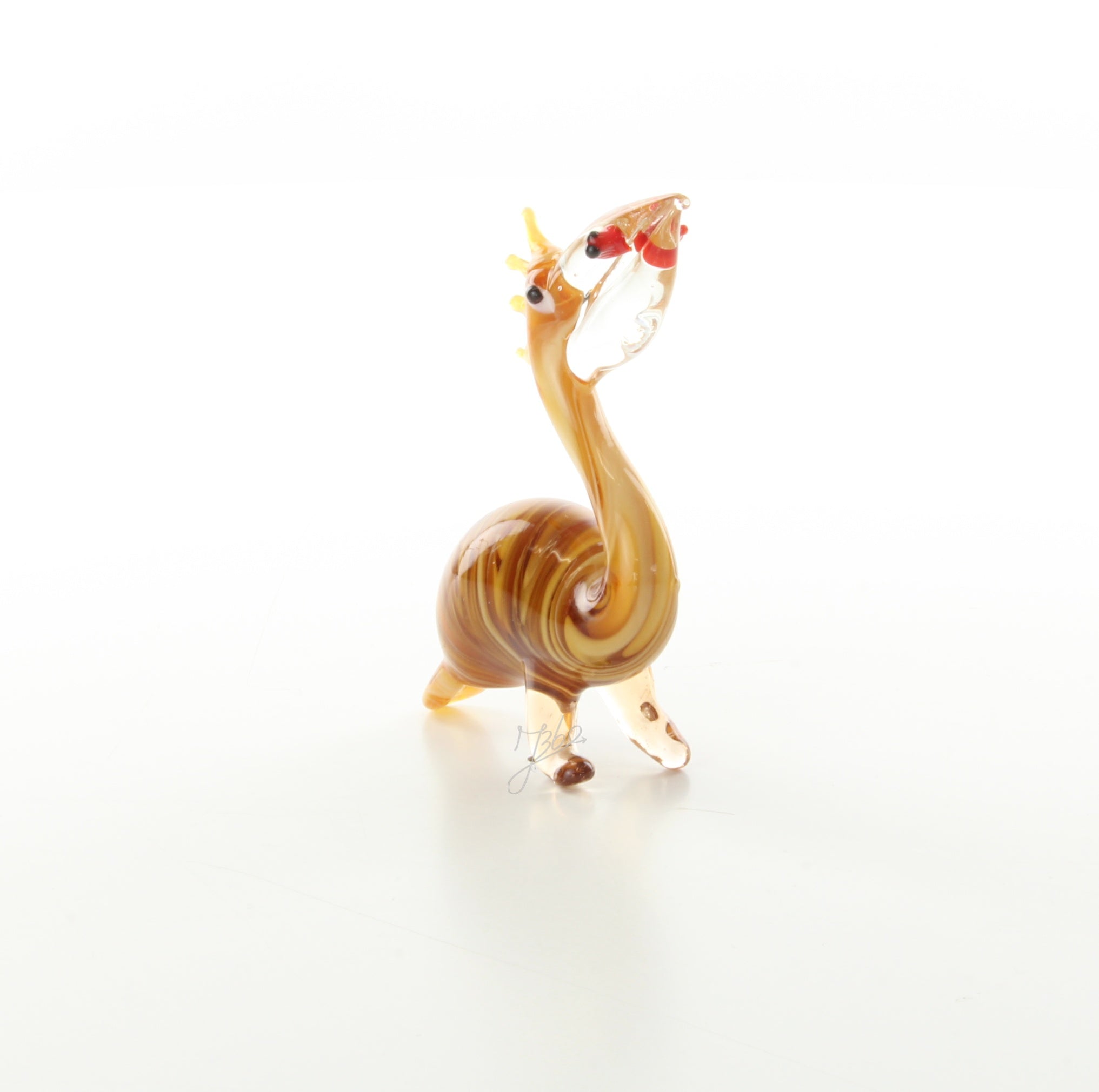 Pelikaan – Murano-stijl glazen figuur – 7,7 cm