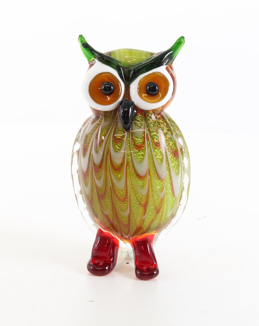 Owl – Murano-style glass sculpture – 20.7 cm