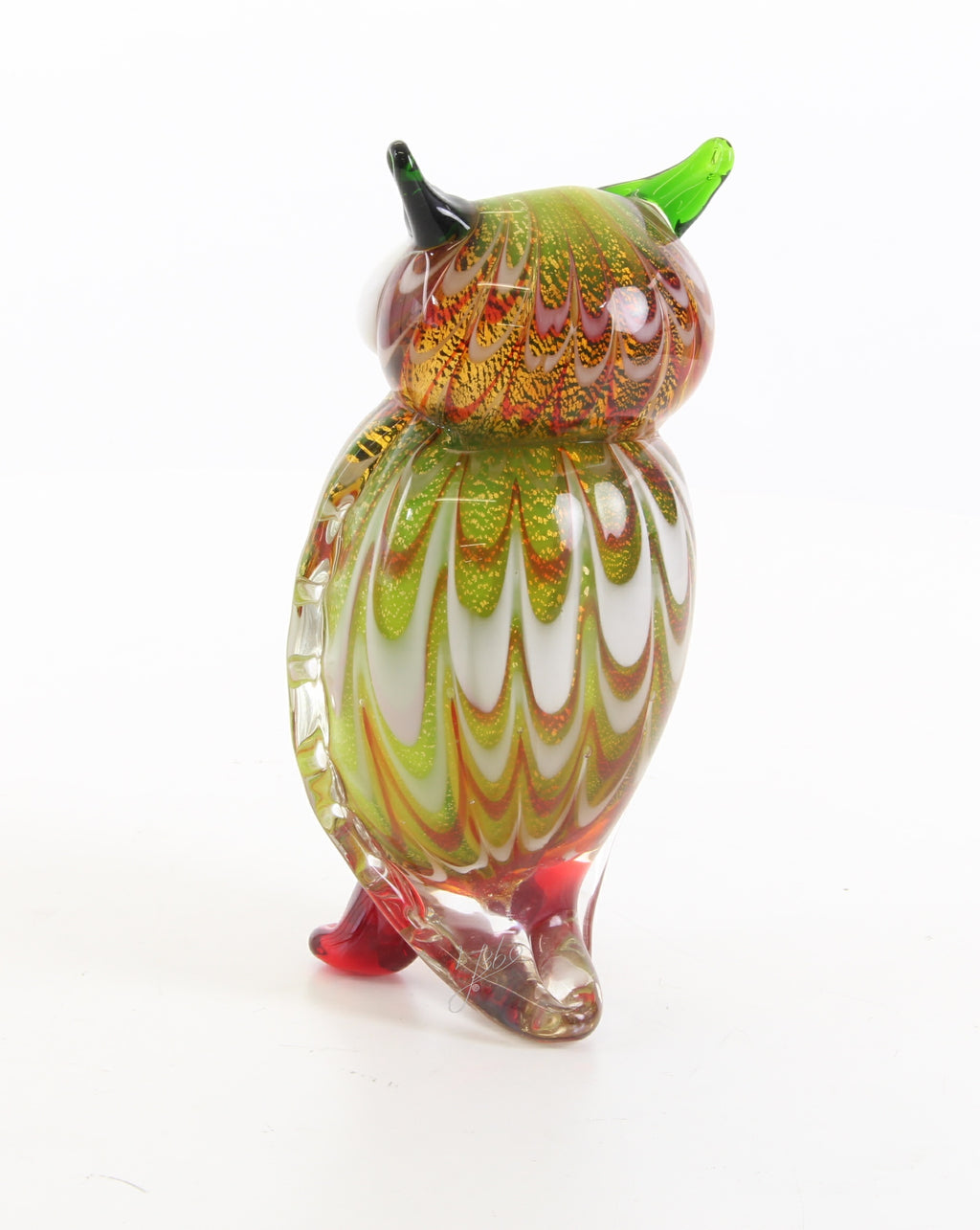 Owl – Murano-style glass sculpture – 20.7 cm