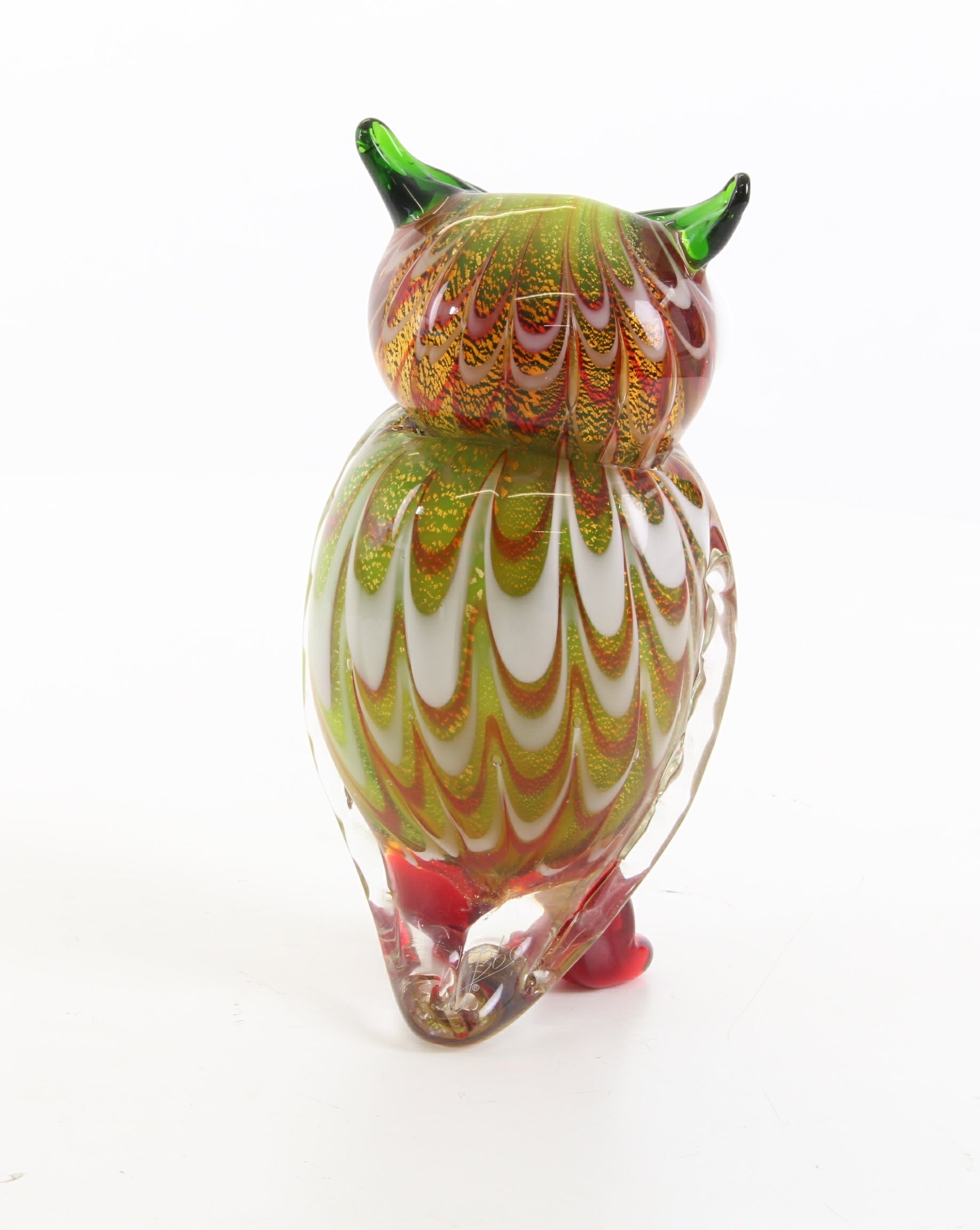 Owl – Murano-style glass sculpture – 20.7 cm