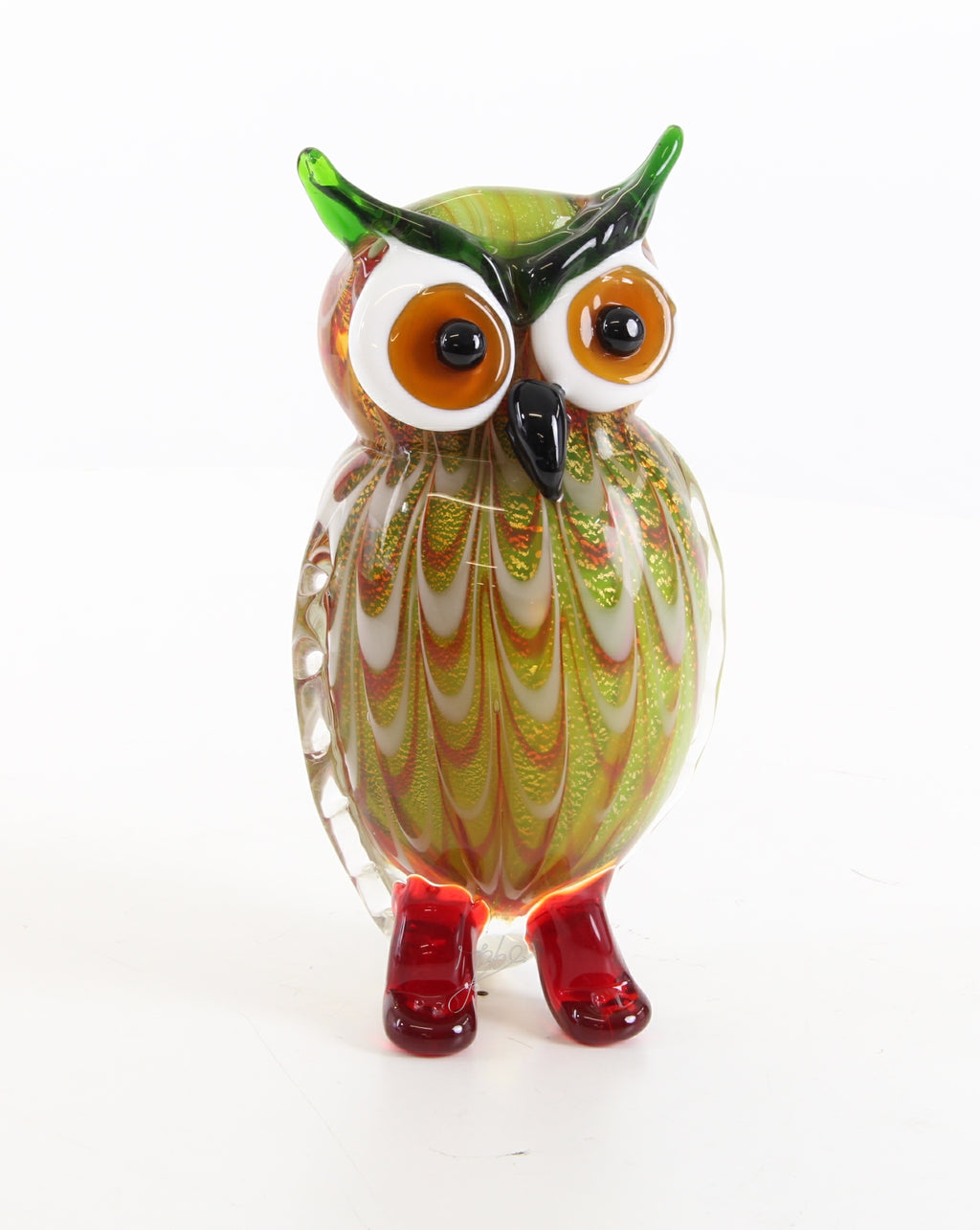Owl – Murano-style glass sculpture – 20.7 cm