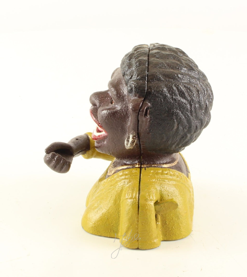 Mechanical piggy bank for women – Cast iron – 13 cm