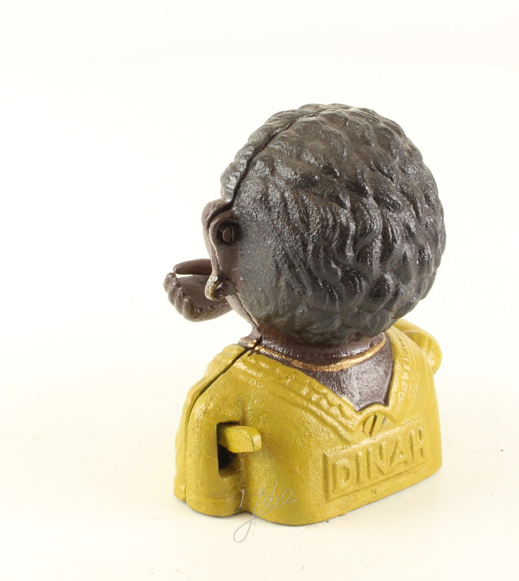 Mechanical piggy bank for women – Cast iron – 13 cm