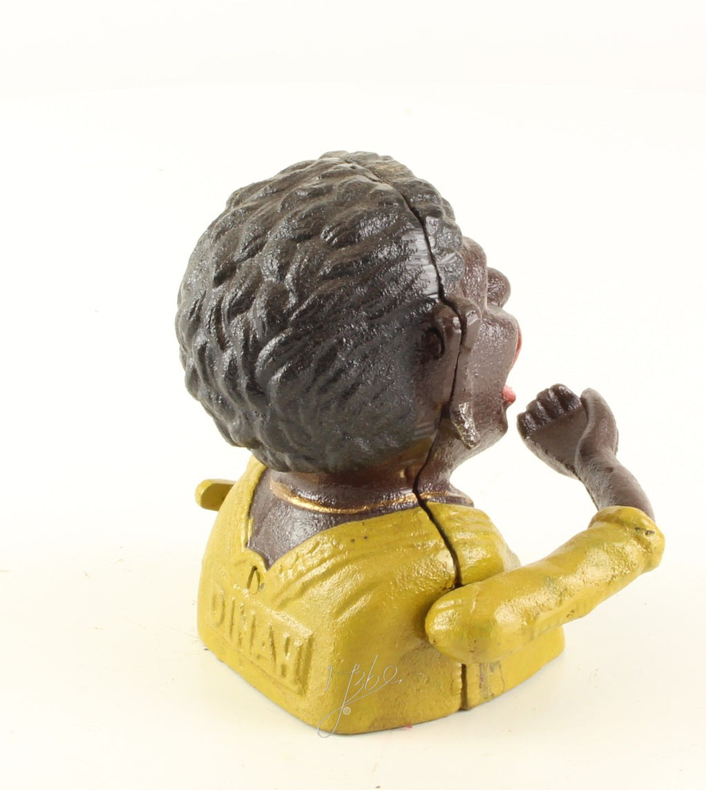 Mechanical piggy bank for women – Cast iron – 13 cm