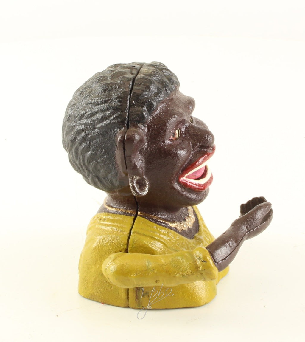 Mechanical piggy bank for women – Cast iron – 13 cm