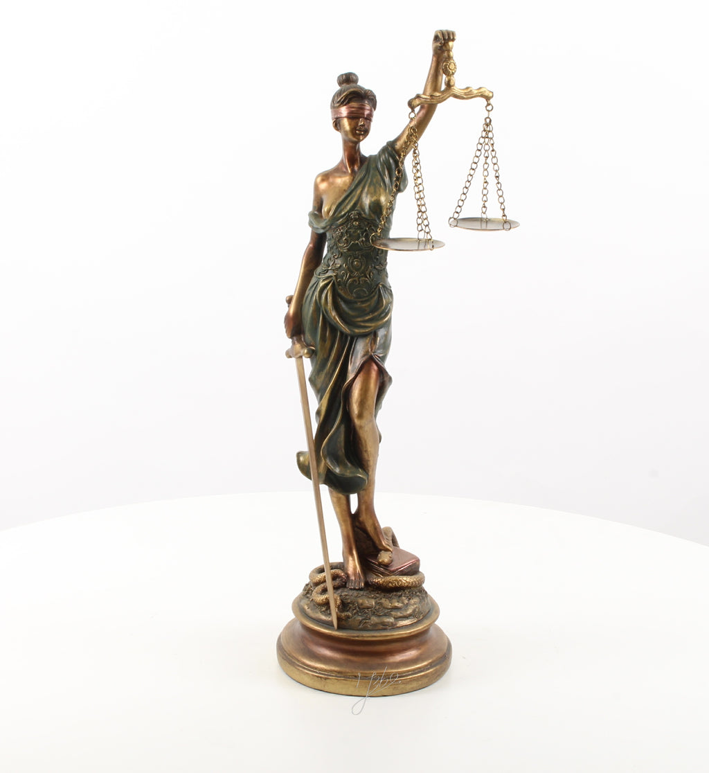 Vrouwe Justitia – Resin sculptuur