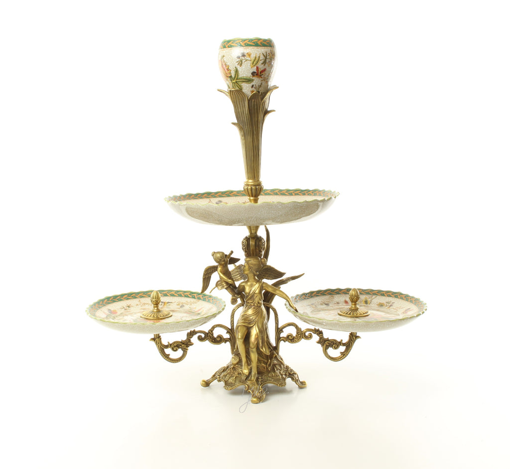 Etagere – Porcelain, bronze mount – 57.5 cm