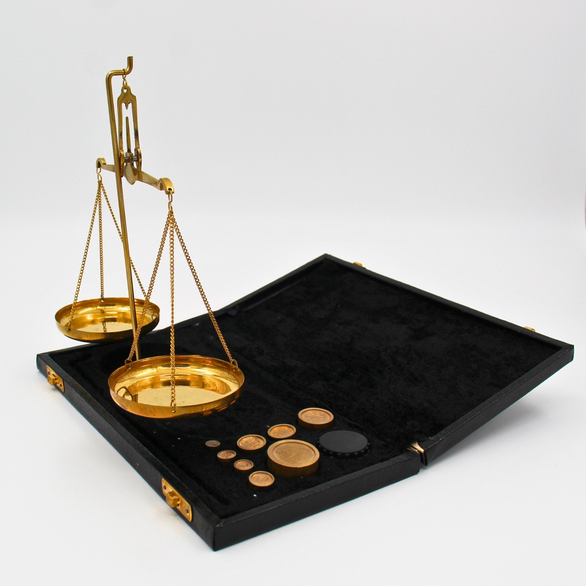 Apothekersweegschaal – Messing – 21,7 cm