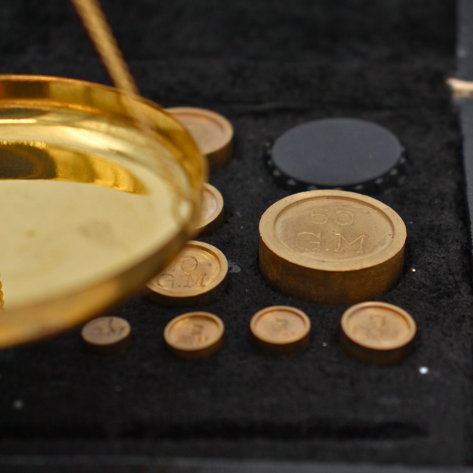 Apothekersweegschaal – Messing – 21,7 cm