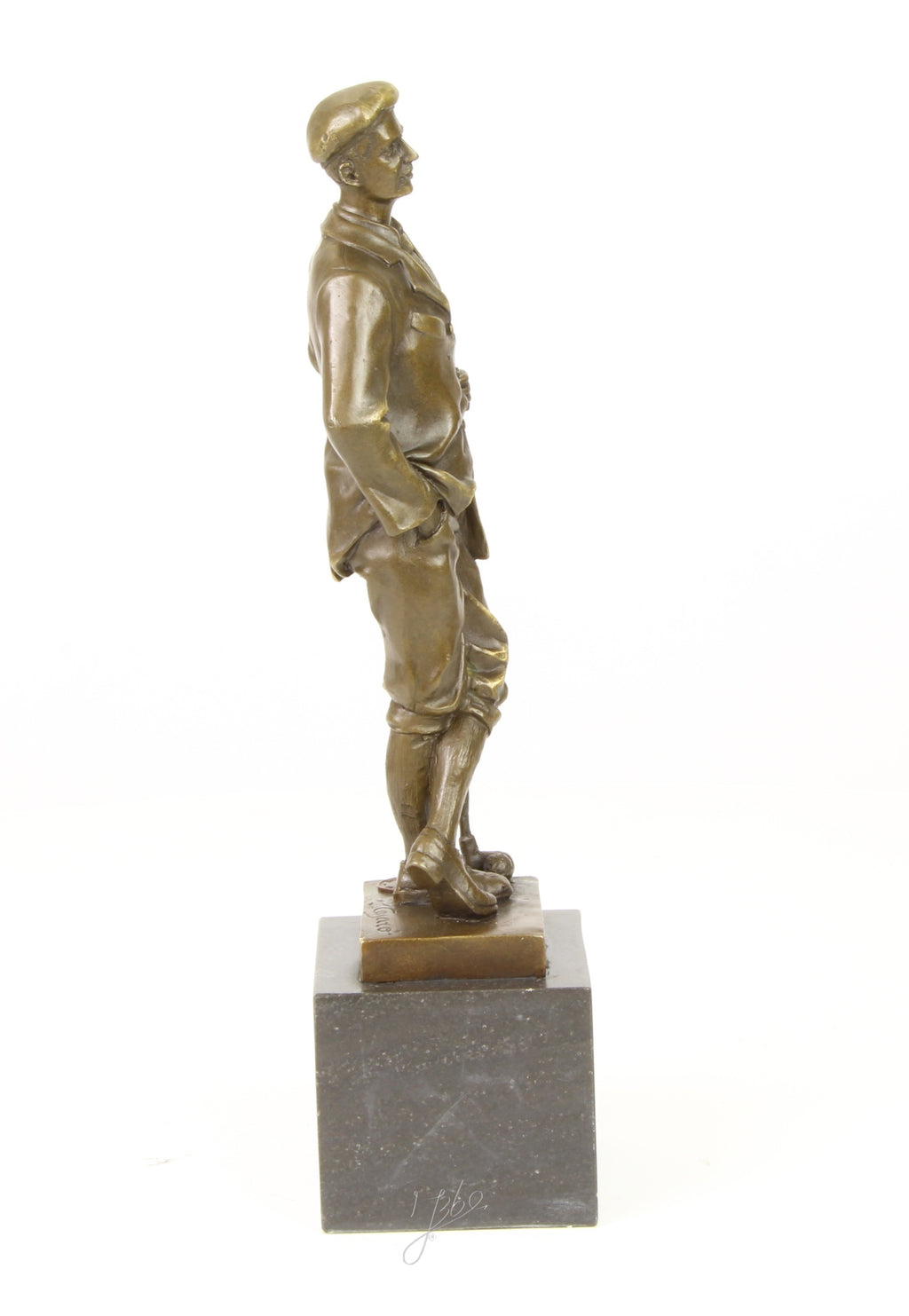 Golfer - Bronze sculpture - 32 cm