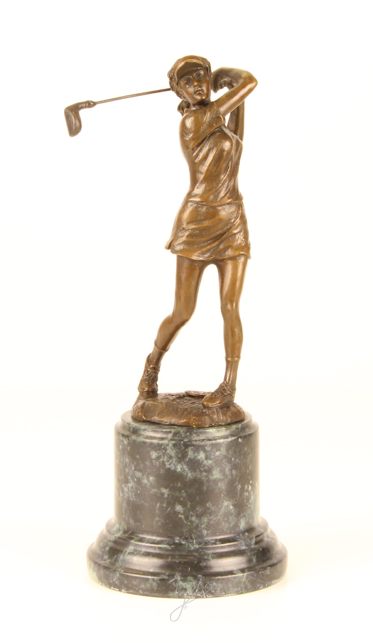 Golfster - Bronzen sculptuur - 27 cm