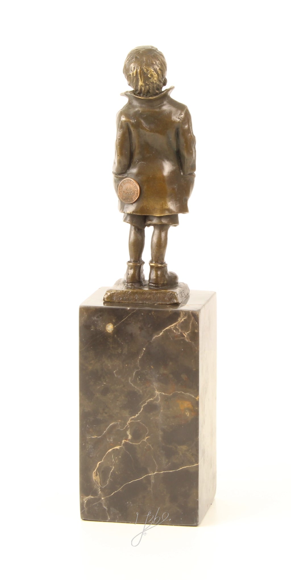 Boy - Bronze sculpture - 28 cm