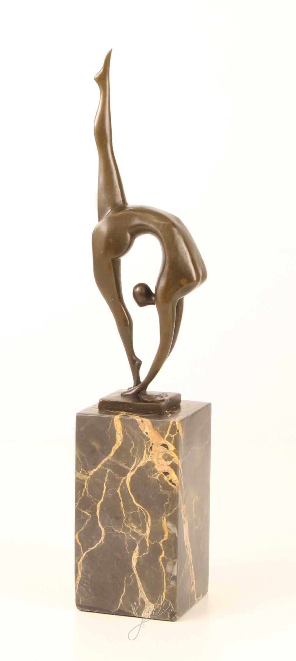 Contortionist - Bronze sculpture - 36 cm