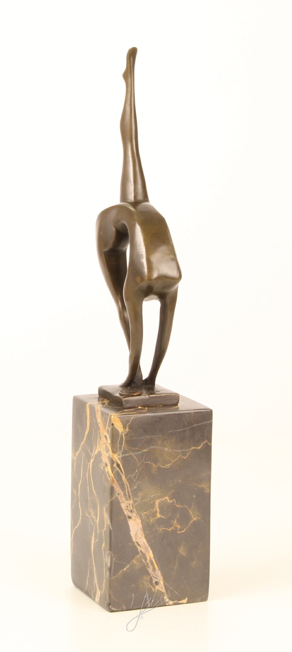 Contortionist - Bronze sculpture - 36 cm