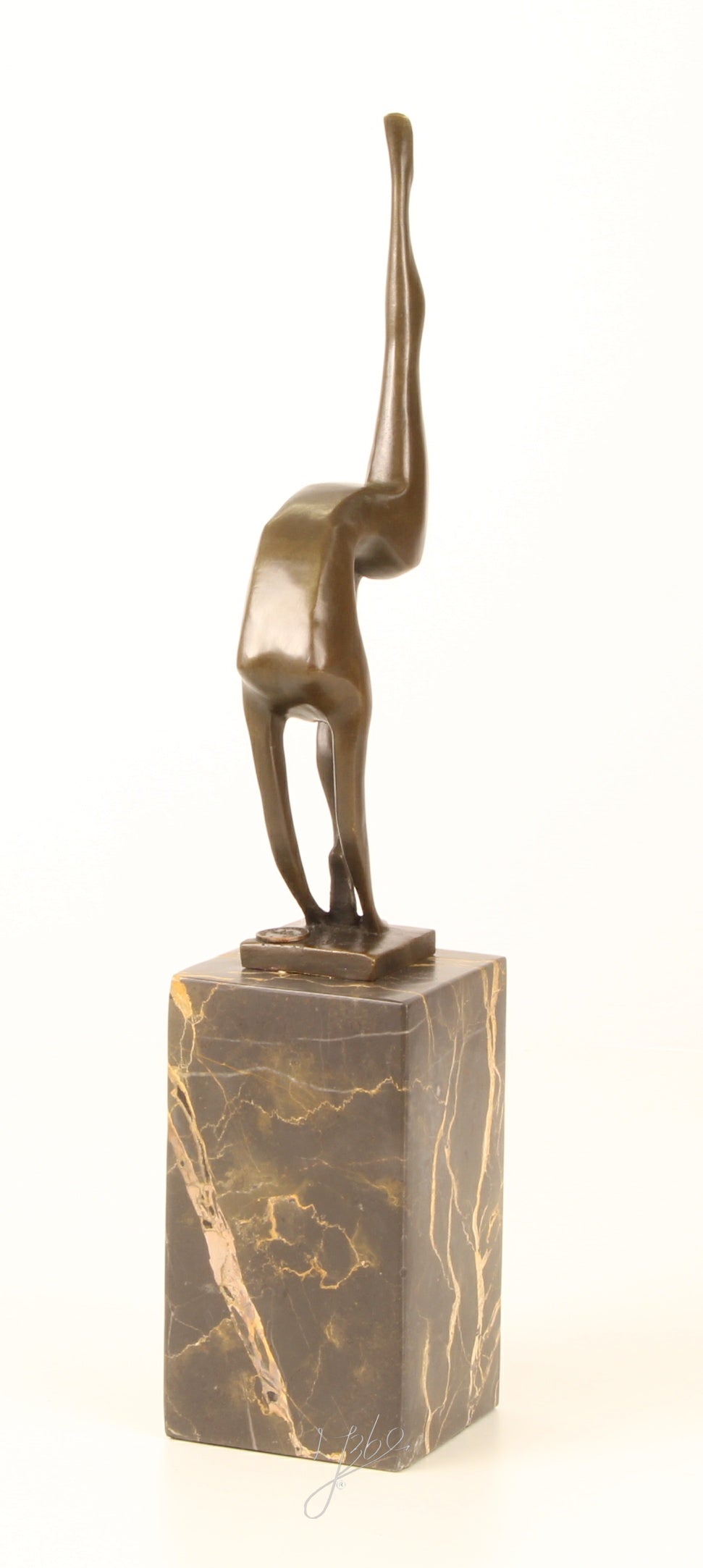 Contortionist - Bronze sculpture - 36 cm