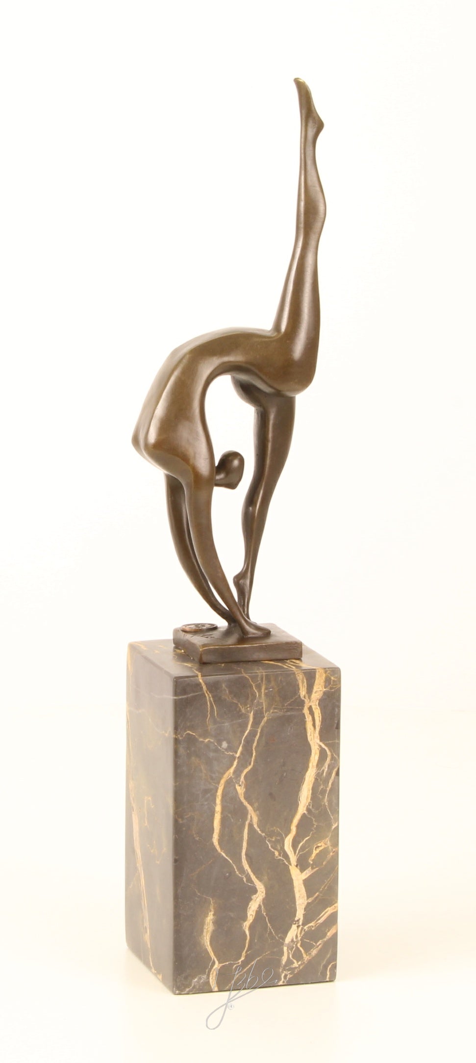 Contortionist - Bronze sculpture - 36 cm