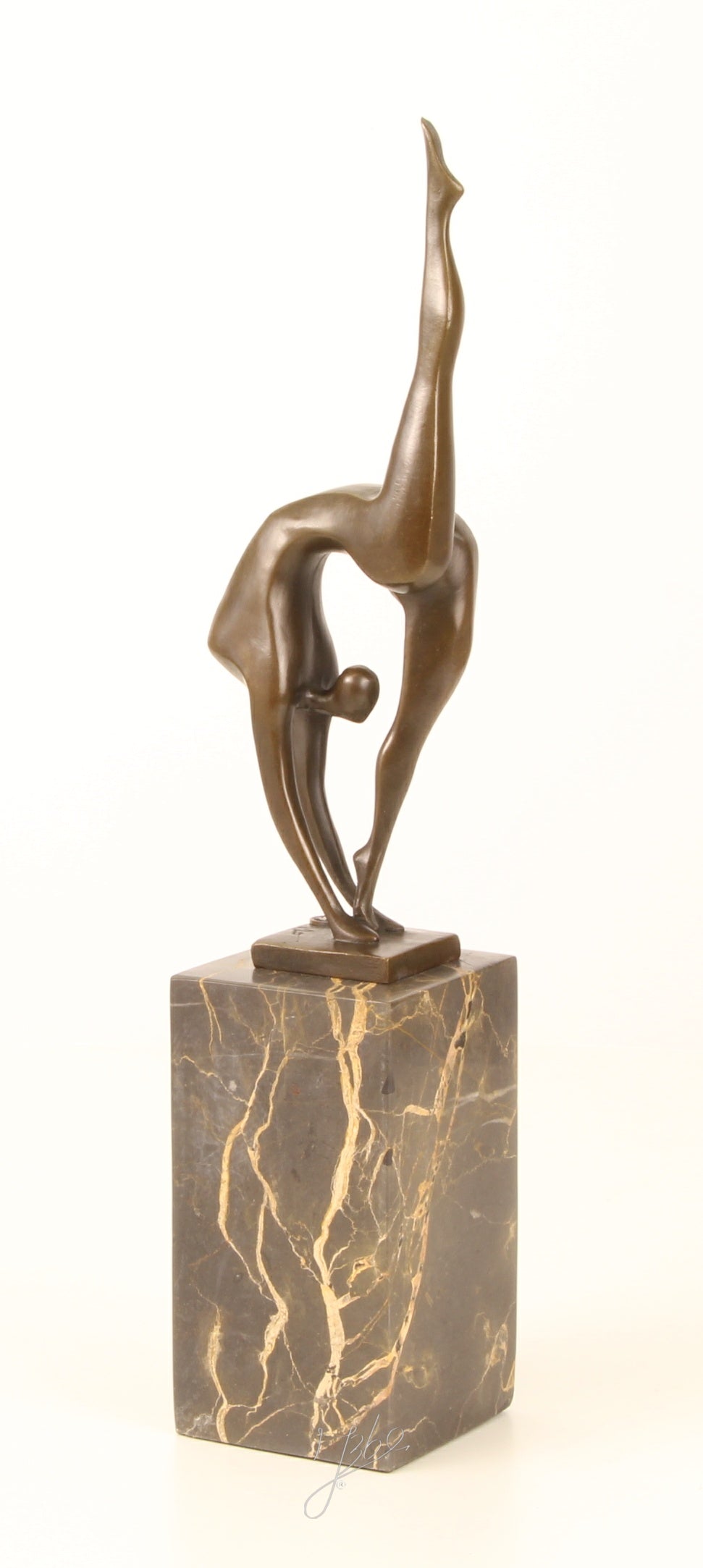 Contortionist - Bronze sculpture - 36 cm