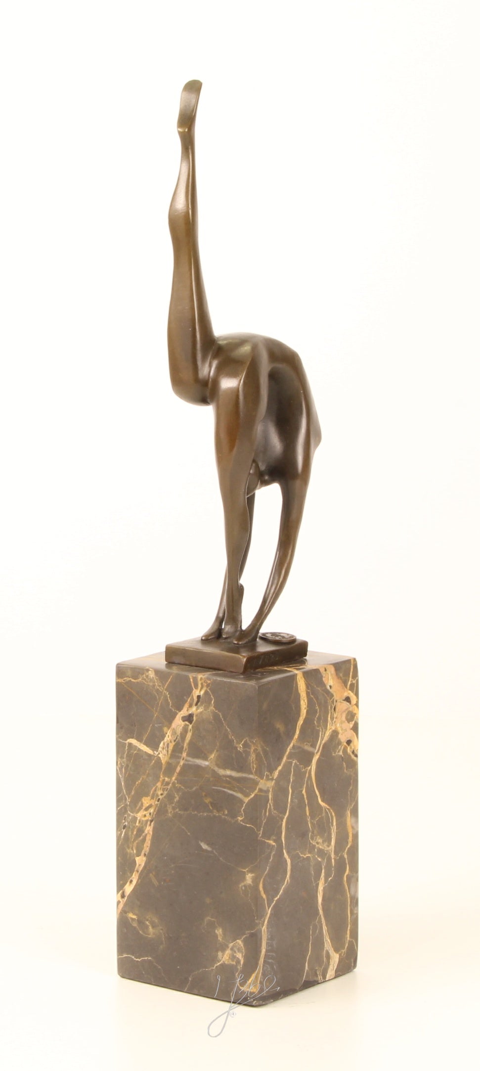 Contortionist - Bronze sculpture - 36 cm