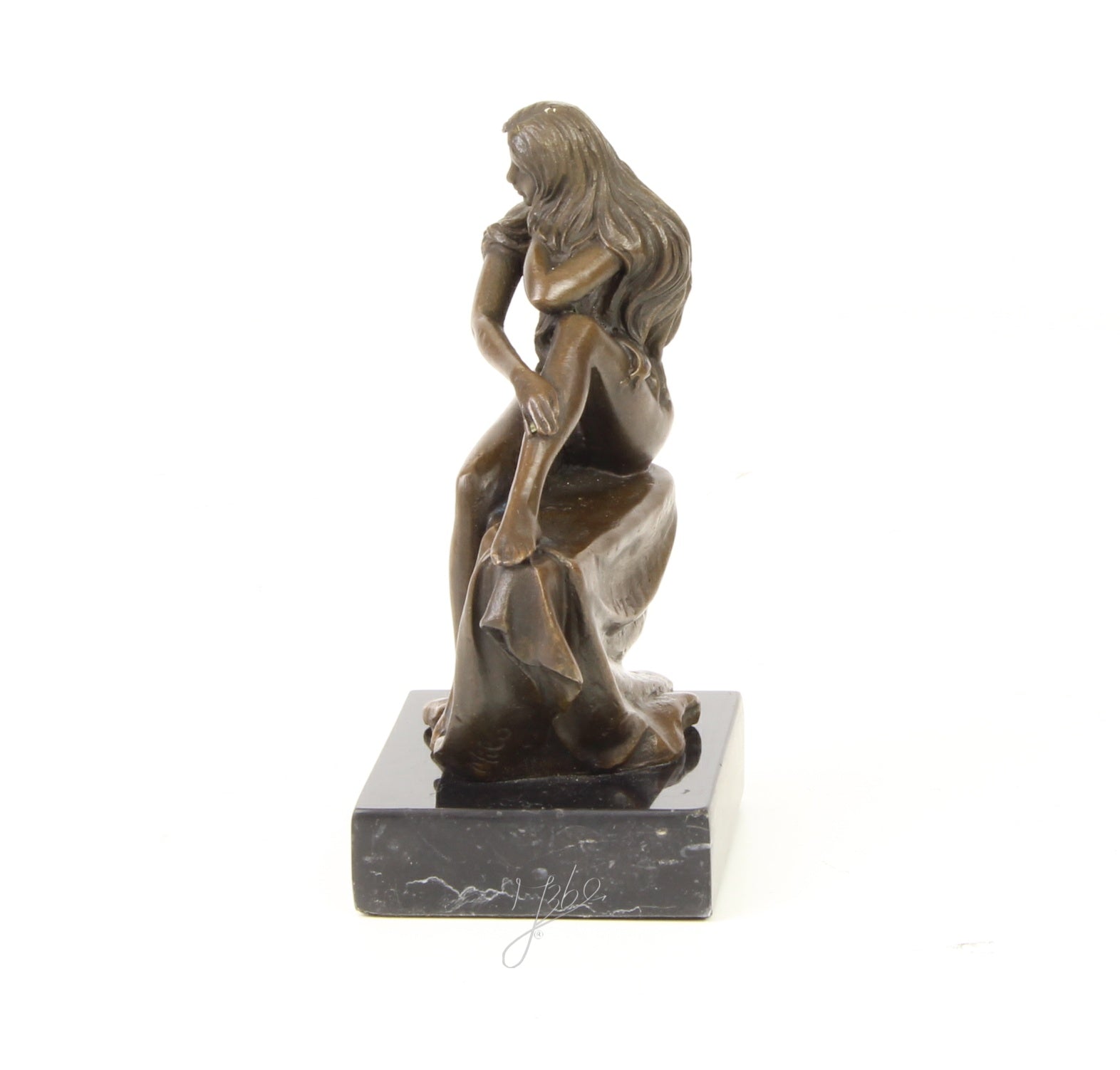 Bronzen vrouwelijk naakt sculptuur