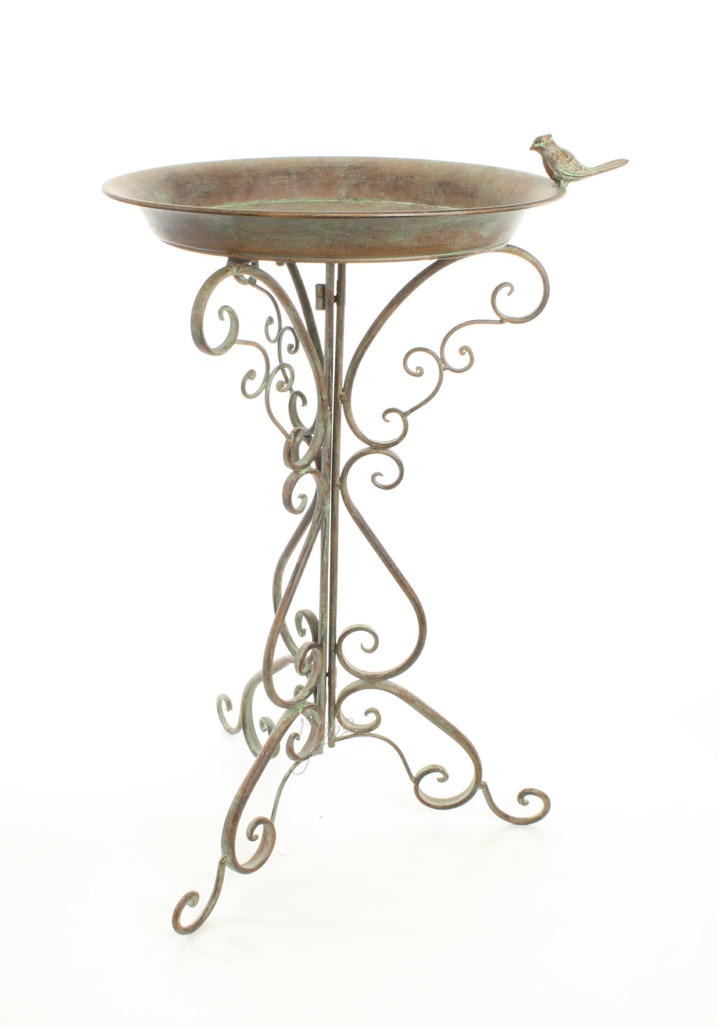 Set vogelbaden – IJzer, verweerd groen – 74 cm