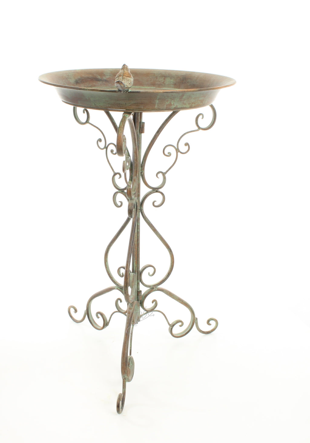 Set vogelbaden – IJzer, verweerd groen – 74 cm