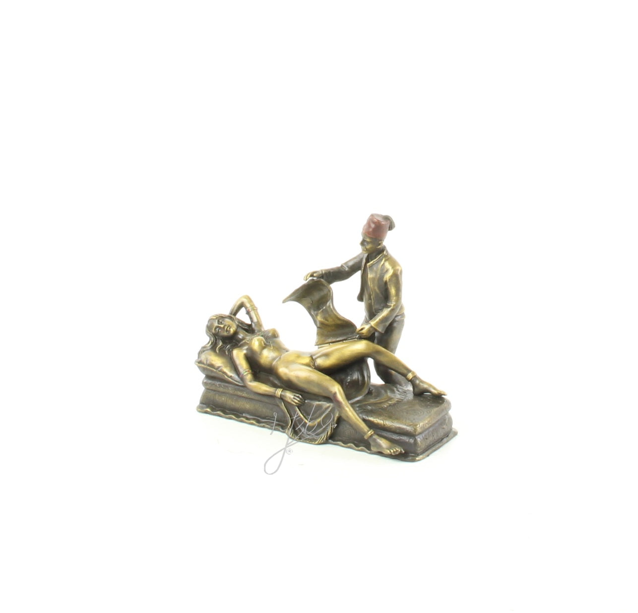 Vrouwelijk naakt – Erotische bronzen sculptuur