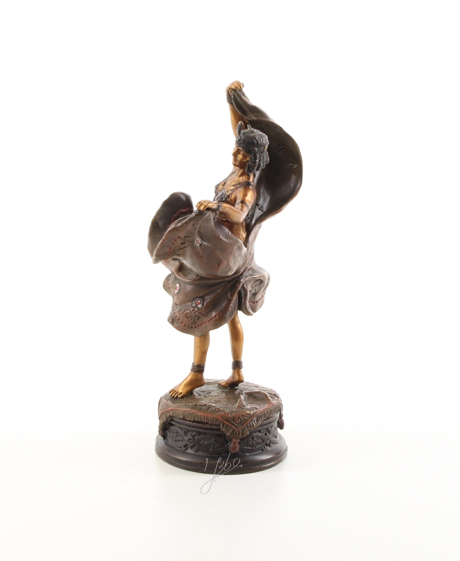 Danseres - Bronzen sculptuur - 16 cm