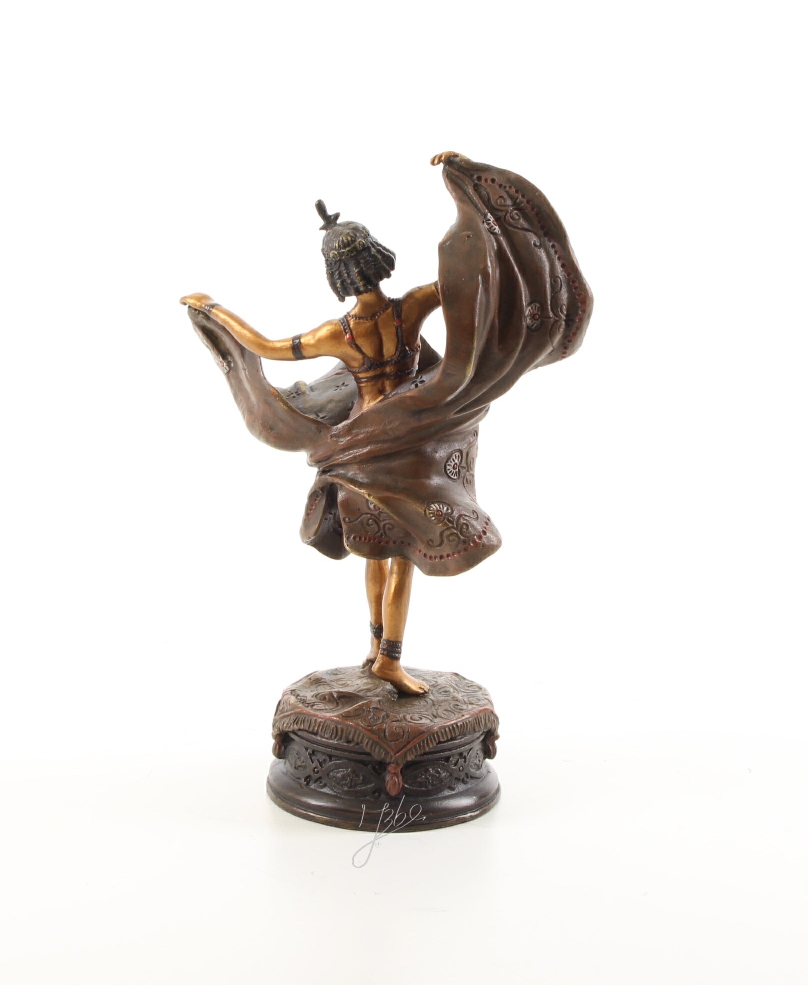 Dancer - Bronze sculpture - 16 cm
