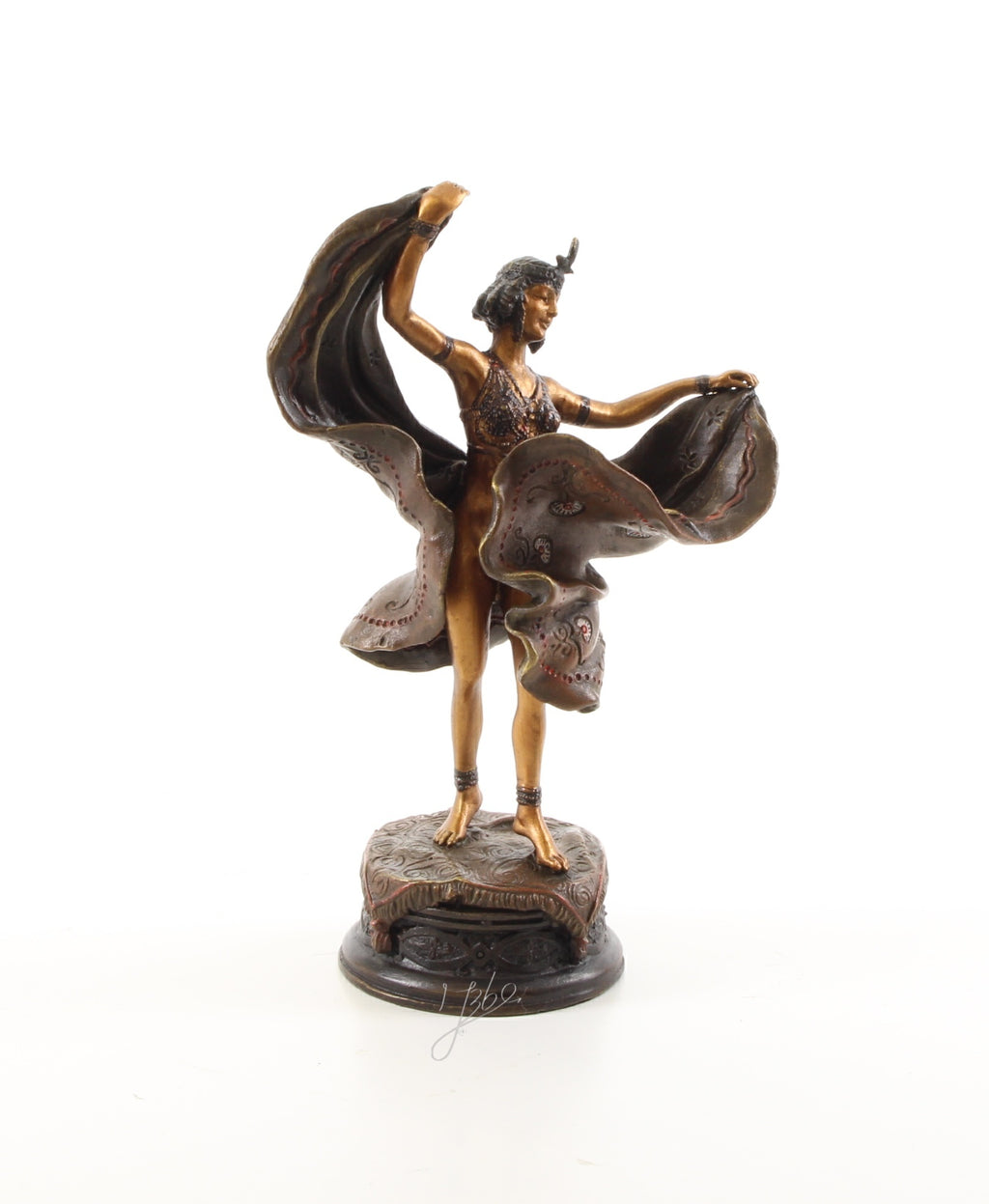Dancer - Bronze sculpture - 16 cm