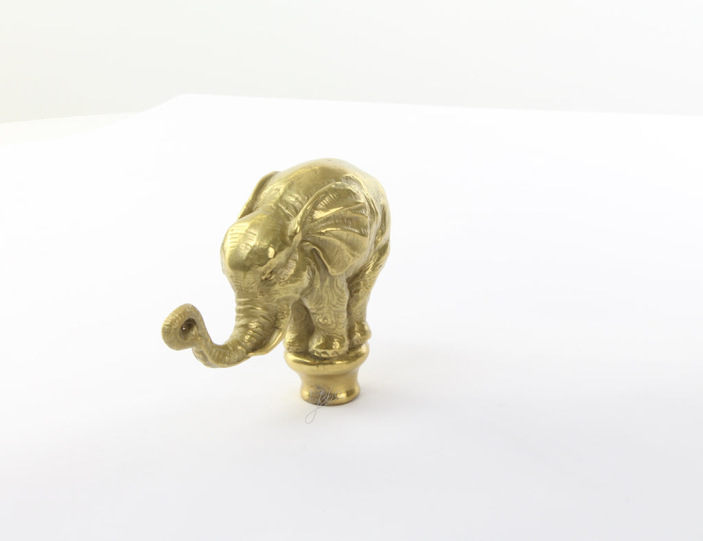 Olifant Wandelstok - Bronzen handgreep - 90 cm