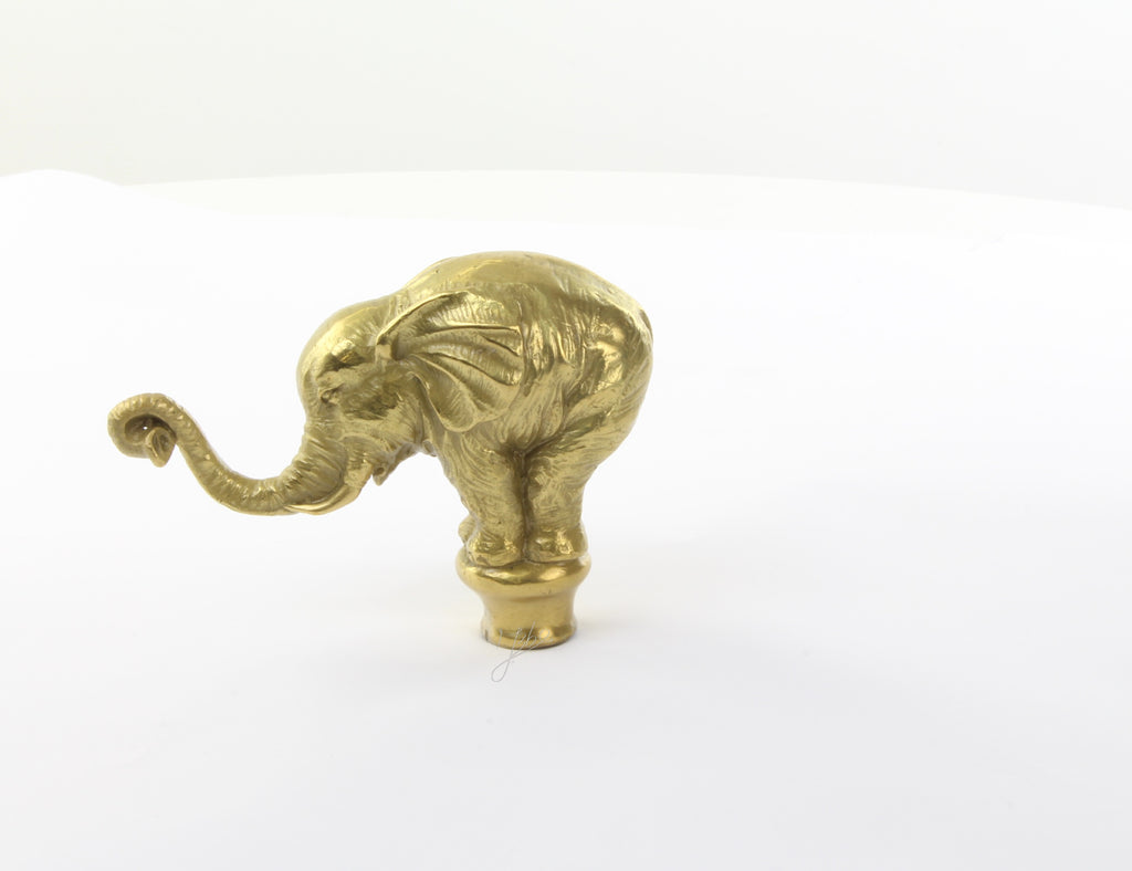 Olifant Wandelstok - Bronzen handgreep - 90 cm