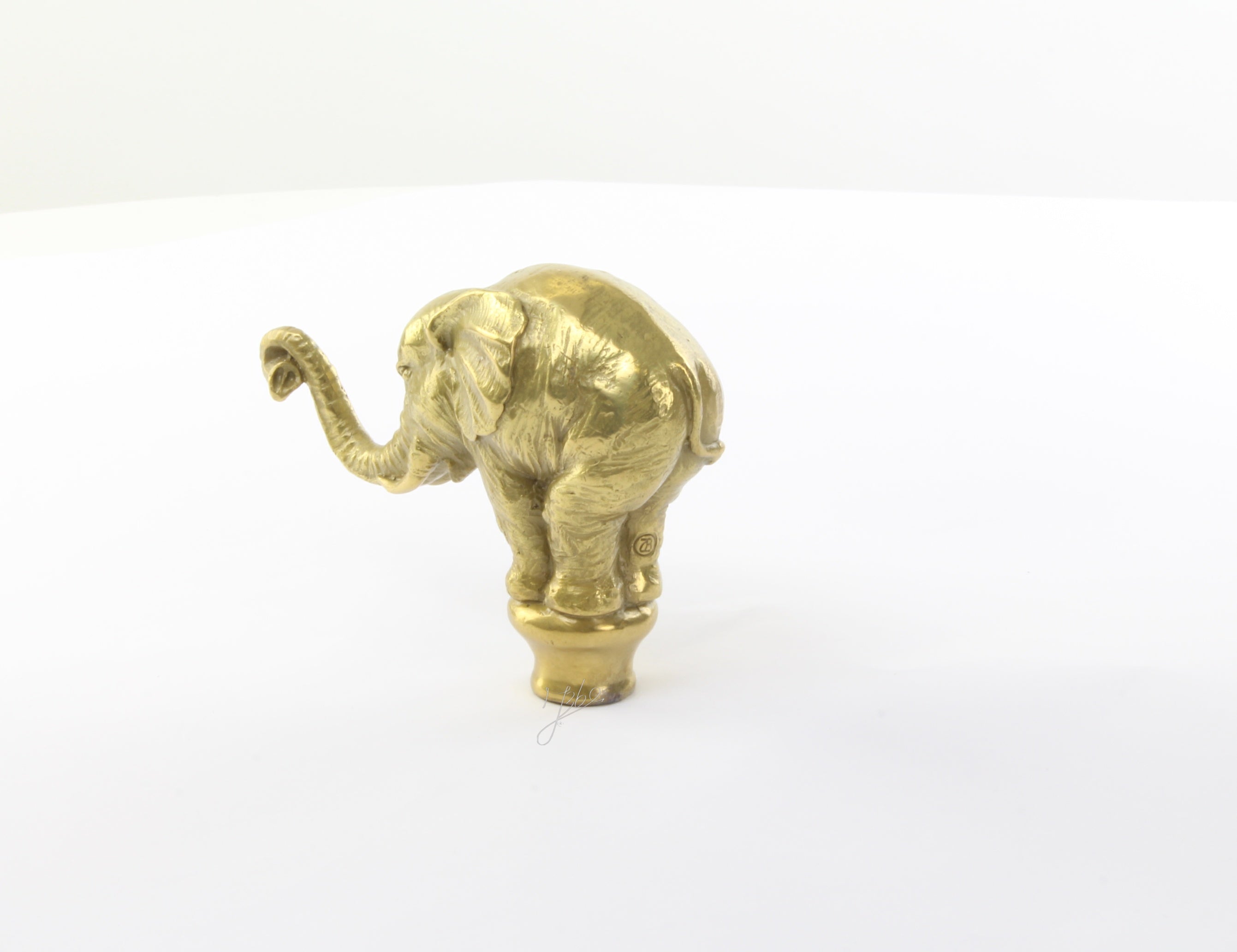 Olifant Wandelstok - Bronzen handgreep - 90 cm