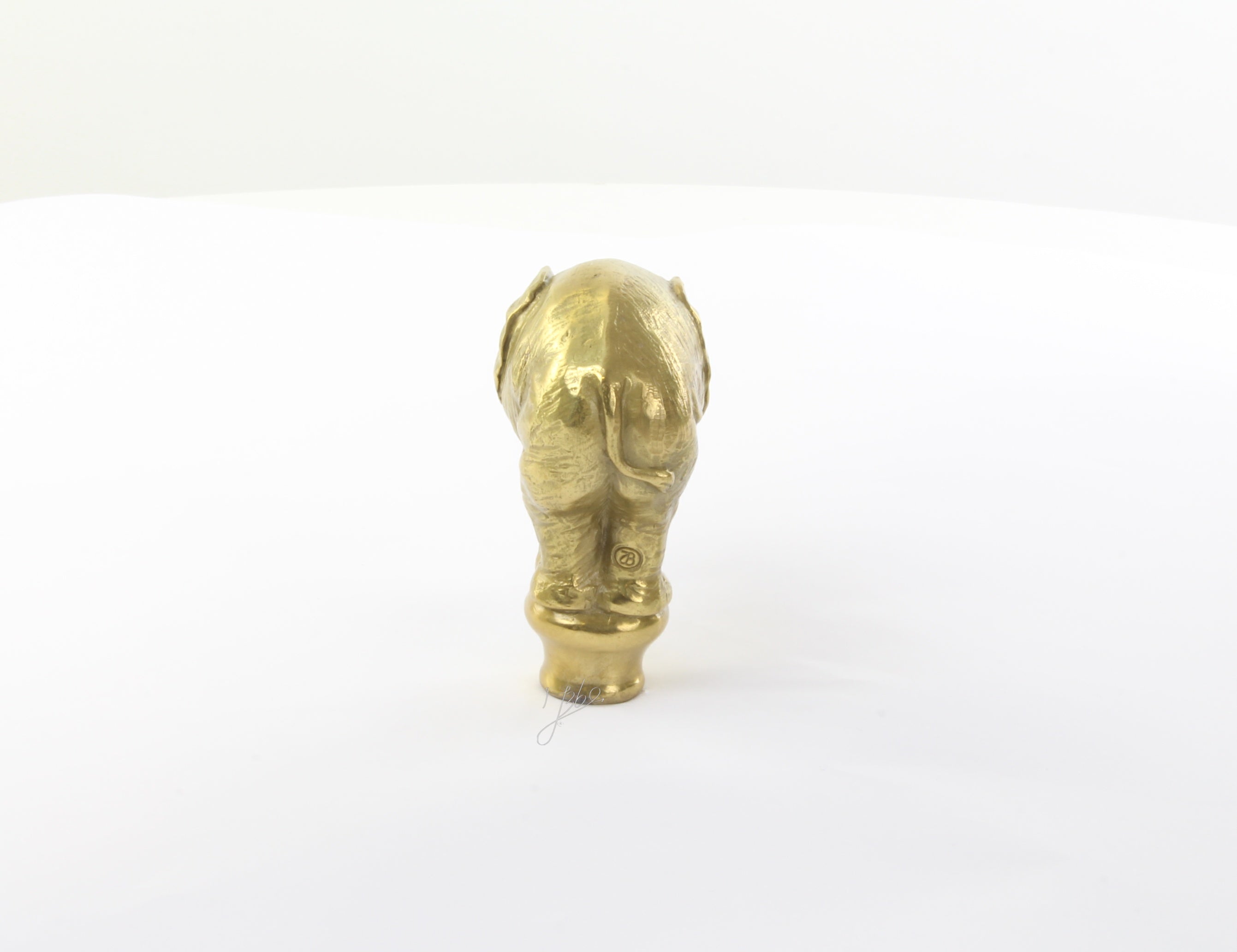 Olifant Wandelstok - Bronzen handgreep - 90 cm