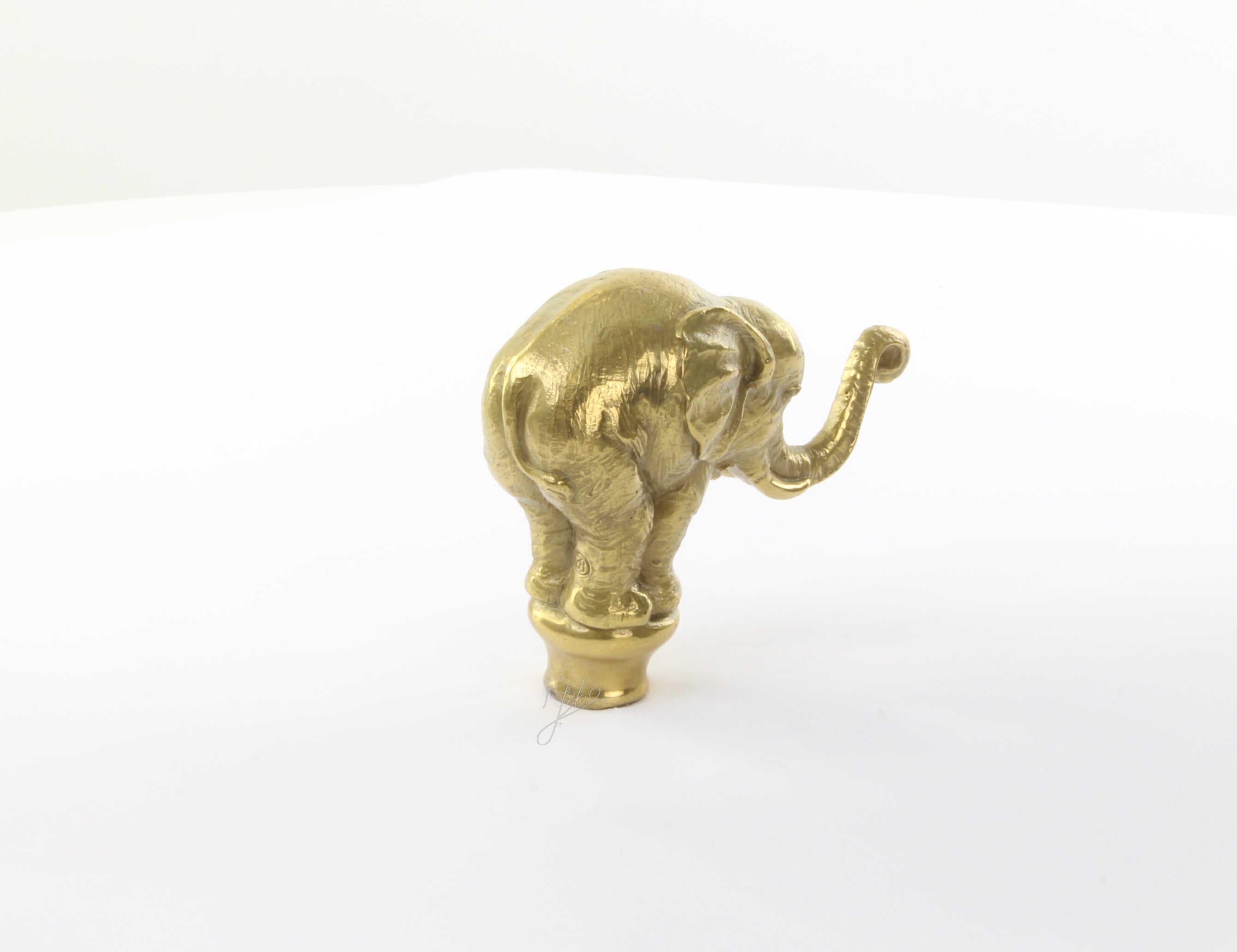 Olifant Wandelstok - Bronzen handgreep - 90 cm