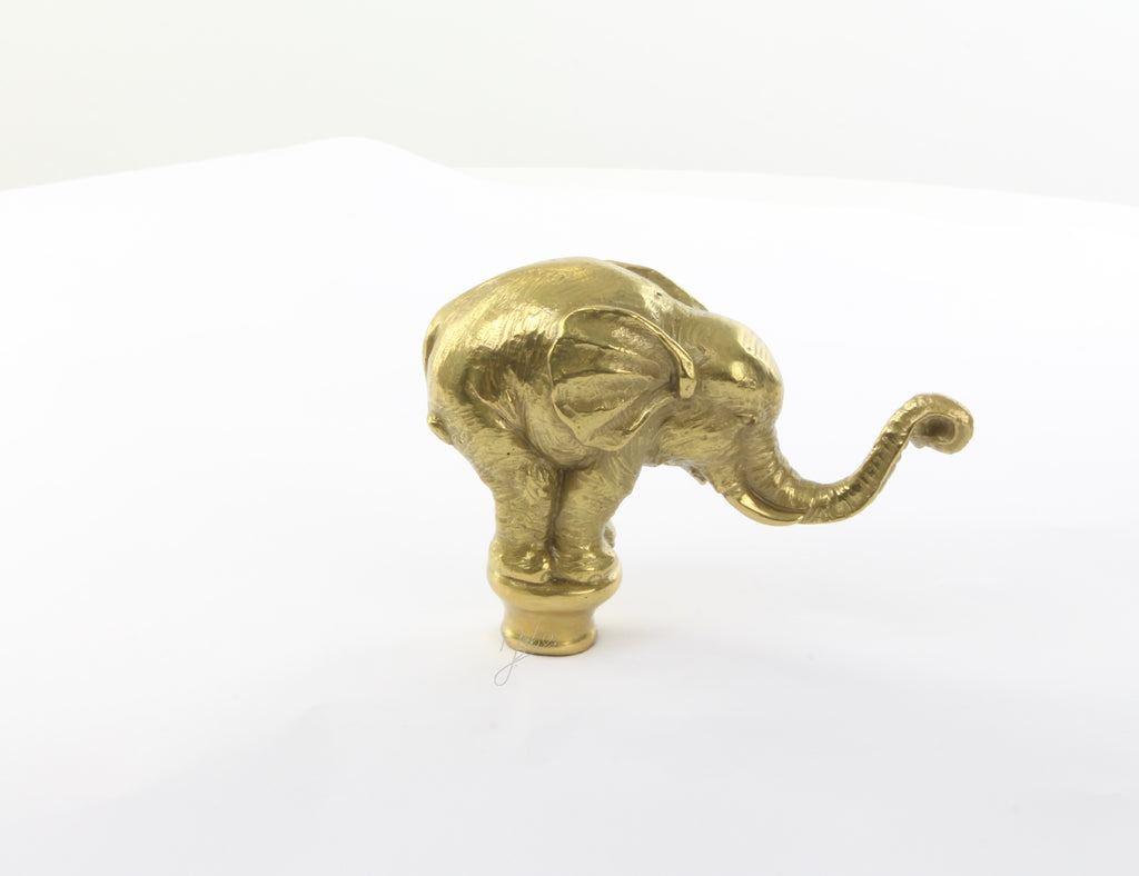 Olifant Wandelstok - Bronzen handgreep - 90 cm
