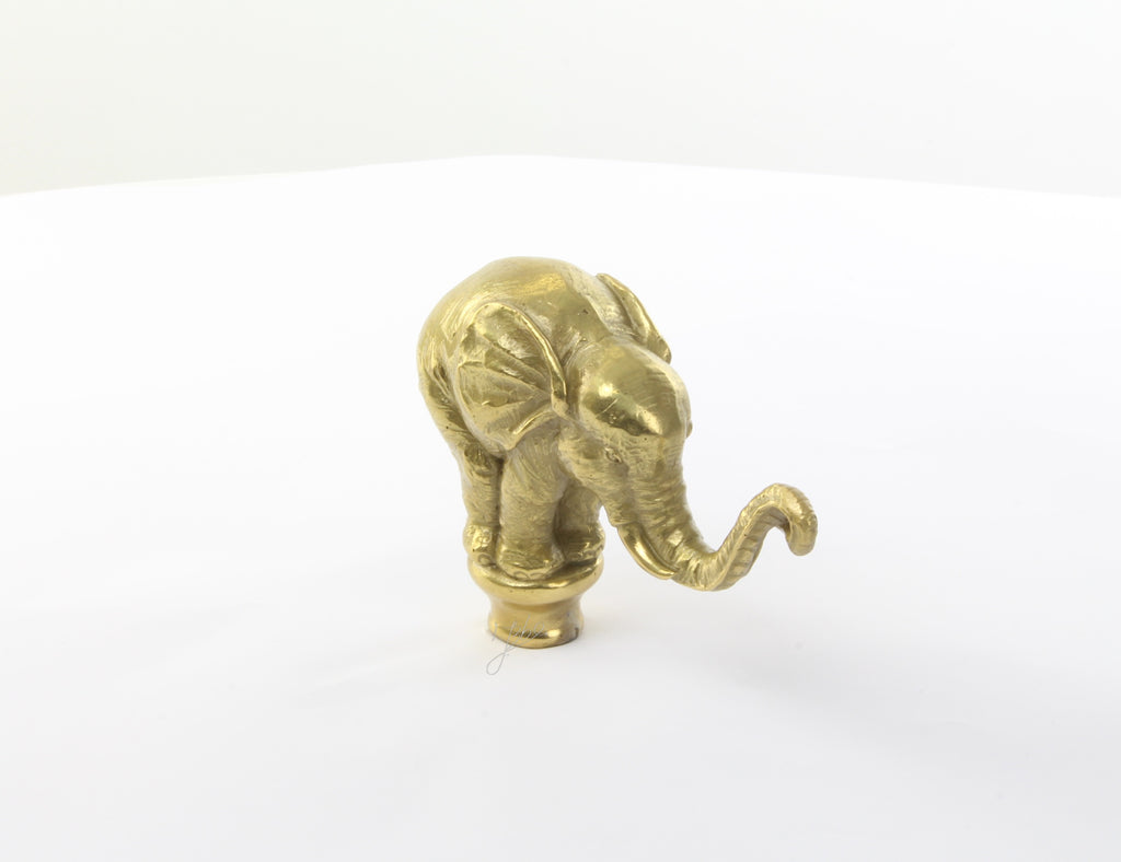 Olifant Wandelstok - Bronzen handgreep - 90 cm