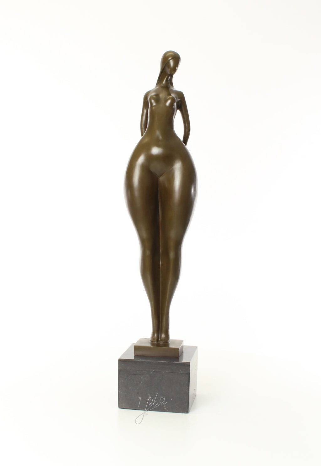 Vrouwelijk naakt – Bronzen sculptuur – 71,2 cm