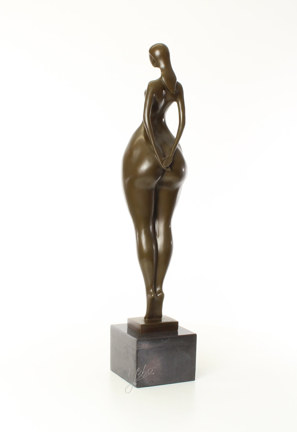 Vrouwelijk naakt – Bronzen sculptuur – 71,2 cm